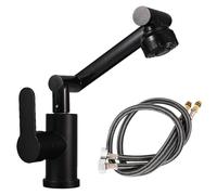 360° Rotatable Kitchen Faucet Robotic Arm Design 2 Modes Mechanical Multifunctional Bathroom Tap Hair Washing Easy Control Sleek & Modern Look
