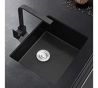 360° Rotatable Kitchen Sink Faucet - Handmade 304 Stainless Steel Undermount Vegetable Sink - Durable & Stylish 60x40cm Essential for Modern Kitchens & Home Chefs - Perfect for Cooking & Foo