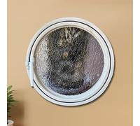 360° Rotatable Round Aluminum Window with Tempered Glass Flush Mount Design Ventilated Home Use Window for Optimal Airflow and Modern Aesthetics