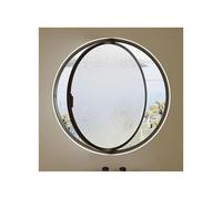 360° Rotatable Round Window with Tempered Glass Aluminum Alloy Rotating Windows Bedrooms/Kitchen/Restrooms/Living Room for Living Decoration(Clear,60cm)