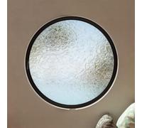 360° Rotatable Tempered Glass Porthole Window, Round Opening Shed Window, Aluminum Alloy for Bathroom, Bedroom, Living Room