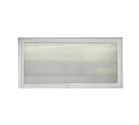 360° Rotatable Ventilation Window for RVs Sheds Tiny Houses - Flush Mounted Glass Block Design (110x35cm) - Ideal for Keller Lighting & Airflow