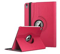 360 Rotate Leather Case For Apple iPad 10th/11th Generation Released 2022/2025 Only For Model Numbers A2757, A2777, A2696, A3355, A3356, A3354. (Pink)