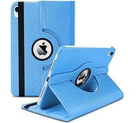 360 Rotate Leather Case For Apple iPad 10th/11th Generation Released 2022/2025 Only For Model Numbers A2757, A2777, A2696, A3355, A3356, A3354. (Light Blue)