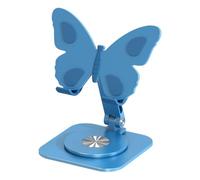 360 Rotating Aluminum Alloy Foldable - Holder for Desk Folding Stand Desks Decor for Home Bedroom Living Room Kitchen Office School Outdoor Travel Women Girls Sturdy Lightweight Compact No