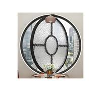 360° Rotating Aluminum Window, Tempered Glass Pivot Casement for Indoor Use, Replacement Ventilation Window with Handle