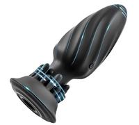 360° Rotating Anal Plug - 10 Vibration Modes, Remote Control, Prostate Massager