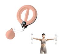 360° Rotating Arm Strength Trainer Unisex Forearm and Wrist Exerciser Grip Strengthener Bicep and Shoulder Muscle Fitness Tool(Pink)