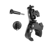 360 Rotating Bikes Bracket Motorcycle Camera Mount with Adapter High Strength Handlebars Mount Upgrades for Stabilizing Clamp