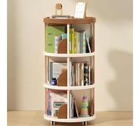 360° Rotating Bookshelf for Kids - Swivel Bookcase Tower on Wheels, Perfect for Living Room, Office, Study Room - Compact Green Corner Bookshelf for Space-Saving Storage