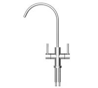 360° Rotating Brushed Kitchen Faucet - RO Water Filter Tap with 1/4'' Connector for Pure Drinking Water Perfect for Home & Office Use Easy Installation