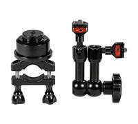 360 Rotating Camera Mount Adapter Aluminum Alloy For 15-35mm Lens 1/4" Bike/Tripod DSLR Bracket Aluminum Camera Mount