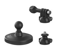 360 Rotating Camera Mount Double Interfaces Strong Adhesion For Action Cameras Outdoor Stability Head Mount For And DSLR Cameras