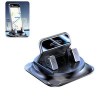 360° Rotating Car Phone Holder, Automatic Locking Dashboard Phone Holder for Cars, Anti-Slip & Anti-Shake, Universal Self-Adhesive One-Hand Operation Car Automotive Phone Holder for Most Cars