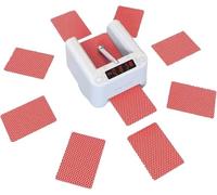 360° Rotating Card Splitting Machine, 2-8 People Automatic Card Dealer, Maximum Number Of Cards Dealt 792, Universal Electric Playing Card Shuffler, for Home Poker Licensing Party Club Bridge Game