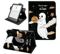 360° Rotating Case for Fire HD 8 Tablet (8th/7th/6th Gen, 2018/2017/2016 Release), Shockproof Stand Cover with Hand Strap, Magnetic Closure & Auto Wake/Sleep,Cute Witch