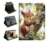 360 Rotating Case for iPad 10th Gen 10.9" (2022) & for iPad 11th Gen 11 Inch (2025 Release),Slim Protective Cover with Multi-Angle Stand, Smart Auto Sleep/Wake Shell,Cute Little Squirrel