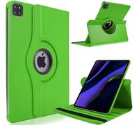 360° Rotating Case for iPad Pro 11" 2024 (2024) - Premium Leather Cover with Auto Sleep/Wake and Stand Function (Green)