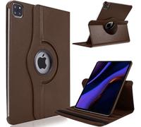 360° Rotating Case for iPad Pro 11" (2025 M5 & 2024 M4) - Multi-Angle Stand, Full-Body Protection (Brown)