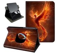 360 Rotating Case for Kindle Scribe 10.2 Inch (2024/2022 Release),Smart Protective Cover with Stand,Auto Sleep/Wake Slim Shell,Fire Phoenix Rising Art Design