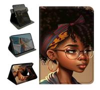 360 Rotating Case for Samsung Galaxy Tab S11 Ultra 14.6 Inch 2025 (SM-X930/X936),Slim PU Leather Folio Protective Cover with Multi-Angle Stand, Smart Auto Sleep/Wake Shell,Black African American