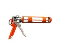360° Rotating Caulking Gun 35cm - No Drip Silicone Sealant Applicator for Smooth & Precise Flow - Durable Iron & Aluminum Body for Bathroom, Kitchen & Window Sealing Work