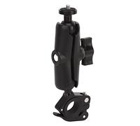 360 Rotating Clamp Ball Head Mount, Antislip Ball Head Adapter, Aluminum Alloy Super Clamp Ball Head Mount for Panoramic Cameras, Action Cameras, Mobile Phones