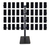 360° Rotating Desktop Phone Holder - Multi-Layer Control Stand for Live Broadcasts, Presentations & Events - Accommodates Up to 40 Phones