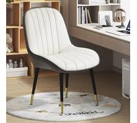 360° Rotating Dining Chair Set of 4 - Leather Upholstered Kitchen & Office Swivel Chairs with High Backrest, Sturdy Metal Legs for Home, Dining Room, Loun, and Bedroom Use