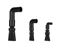 360° Rotating Elbow Aquarium Duckbill Nozzle | 3 - Size Fish Tank Water Outlet Pump Fitting | Sturdy Plastic for Submersible Pumps/Circulation Systems