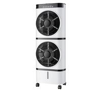 360 Rotating Evaporative Air Cooler, Portable Ice Cooling Fan with 7L Tank & Wheels, Quiet Oscillating Swamp Cooler for Home Office Bedroom, Enhances Indoor Comfort