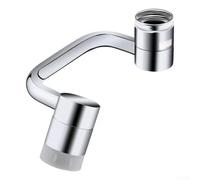 360° Rotating Faucet Arm Dual Mode for Splash for Proof 360° | 360-degree swivel, dual spray modes, for splash- for proof aerator, brass core, stainless steel finish