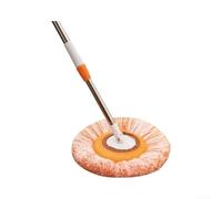 360° Rotating Flat Mop Telescopic Handle 86x18x9cm Removable Microfiber