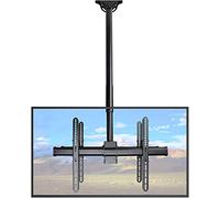 360° Rotating Floating TV Stand & Tilt Swivel Ceiling Mount for LCD/Curved Sns - Space-Saving Modern Design for Home & Office Entertainment Setup
