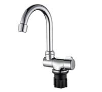 360° Rotating Foldable Sink Faucet for Caravan Boat Camper Kitchen Home Camping - Chrome Mixer Tap for Yacht & RV Use