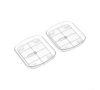 360 Rotating Fridge Organizer for Lazy for susan Turntable for Kitchen Storage Clear Plastic Bin S 11.9x10.2cm(L)