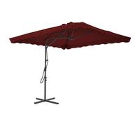 360° Rotating Garden Parasol Anthracite Patio Umbrella 2.5m Steel