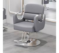 360° Rotating Hydraulic Barber Chair - Adjustable Beauty Salon Chair with Footrest for Spa Tattoo & Shampoo - Max Weight 400lbs (52x82-90cm 20x32-36) - Blue