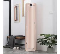 360° Rotating Intelligent Sterilization Shoe Cabinet Modern Vertical 8 Layer Shoe Rack Tower for Entryway Gold 127cm Stylish Storage Solution with Disinfection Feature