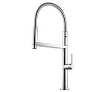 360° Rotating Kitchen Faucet - Brass Pull-Out Sprayer Mixer, Hot & Cold Water, Modern Design, Easy Installation, Durable, Stylish Kitchen Accessory for Enhanced Functionality