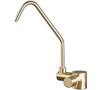 360° Rotating Kitchen Faucet Water Filter Black Grey Brushed Gold Sink Purifier Ideal for Clean Drinking Water Reverse Osmosis System Compatible