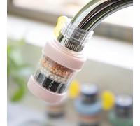 360° Rotating Kitchen Faucet Water Filter - Mini Purifier with Carbon Filtration Cartridge for Household Use - Easy Installation, Clean Drinking Water, Space-Saving Design
