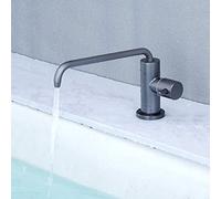 360° Rotating Kitchen Water Filter Faucet Reverse Osmosis Sink Tap with Push Lever Stylish Grey Drinking Water Faucet for Easy Use and Enhanced Purity