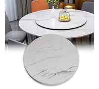 360° Rotating, Large Round Wooden Serving Tray, 50cm & 100cm, No Installation Needed, Perfect for Family Dinners & Hotels, Elegant Color Finish