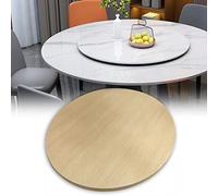 360° Rotating, Large Wooden Serving Tray for Dining Tables, 50cm/100cm, No Installation Required, Ideal for Family Dinners & Hotels, Elegant Wood Finish
