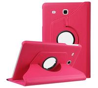 360 Rotating Leather Case Cover For Samsung Galaxy Tab 3 Lite 7.0 Inch SM-T110 SM-T111 SM-T113 (Pink, Samsung Galaxy Tab 3 Lite)