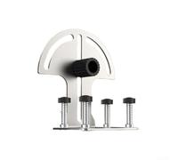 360° Rotating Level Holder L-Bracket for Tools | 304 stainless steel, rust resistant, heavy duty construction, precise leveling, long lasting durability(b)