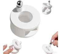 360° Rotating Magnet for Nails Beginner Friendly Nail Tool,Magnetic Force Rotatings Cat Eye Tool,Uniform Magnetics Force U Shaped Cat Eye Set (white)