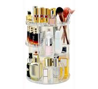 360 Rotating Makeup Organizer for Vanity Adjustable Cosmetic Display Case Large Capacity Skincare Organizers Perfume Organizer Spinning Holder for Countertop Vanity and Bathroom