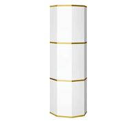 360° Rotating Metal Shoe Cabinet - Multifunctional Shoe Rack with 3/6/9 Levels, Sleek Round Tower Design, Space-Saving Luxury Storage Solution for Home Organization